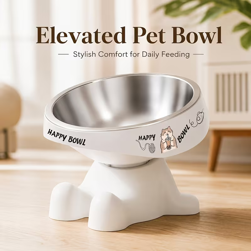 Royal Canin Food Medium - 귀여운 높이 조절 애완동물 식기, 고양이/강아지