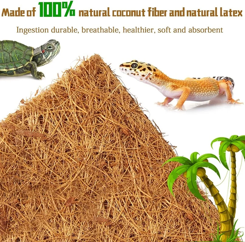 파충류 카펫 천연 코코넛 섬유 코이어 매트 애완 동물  - Substrate Coconut Fiber 리뷰 및 가격